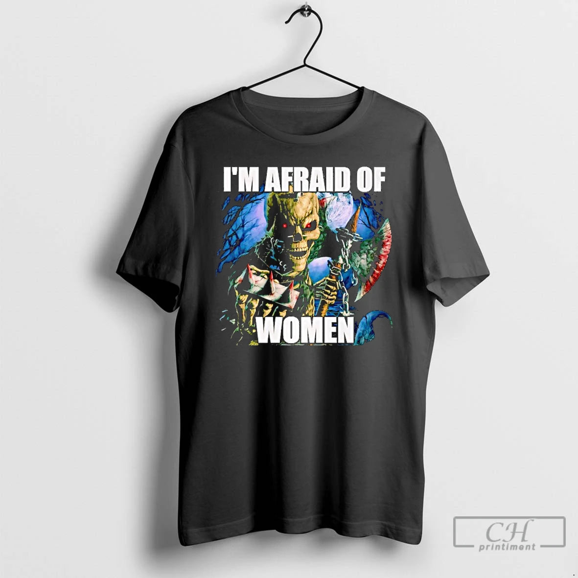 Premium Im Afraid Of Women Skull T-Shirts, Hoodie, Sweatshirt | InkRitualCo.com