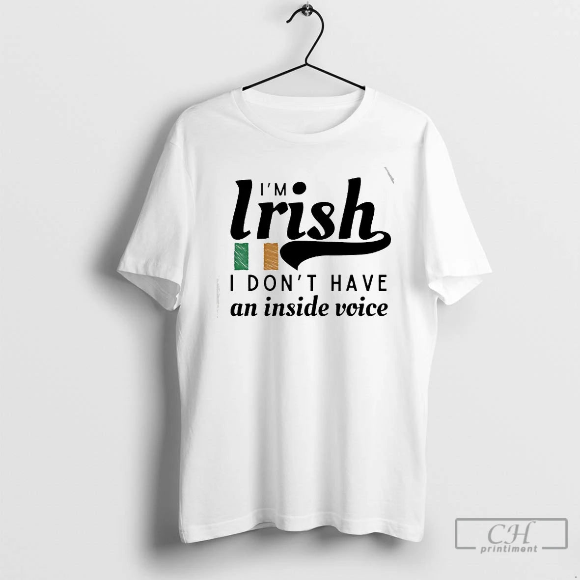 Premium Im Irish I Dont Have An Inside Voice Republic Of Ireland Flag T Shirts Hoodie, Sweatshirt | InkRitualCo.com