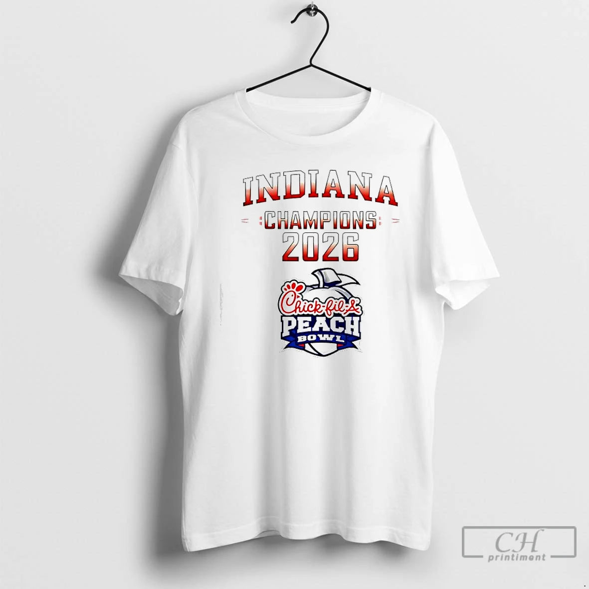 Premium Indiana Champions 2026 Chick Fil A Peach Bowl T-Shirts, Hoodie, Sweatshirt | InkRitualCo.com