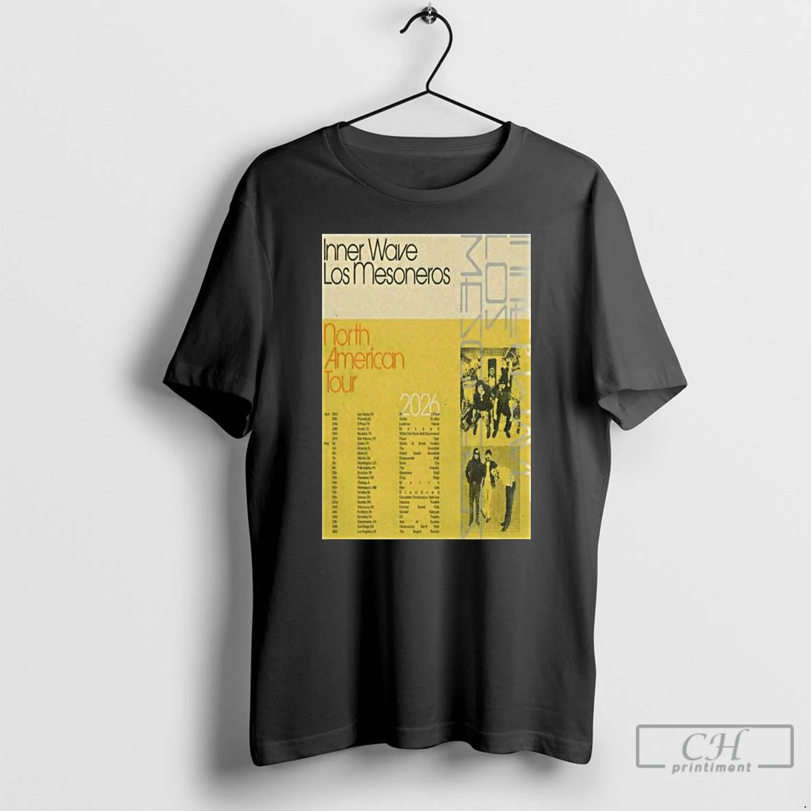 Premium Inner Wave Los Mesoneros North American Tour 2026 T-Shirts, Hoodie, Sweatshirt | InkRitualCo.com