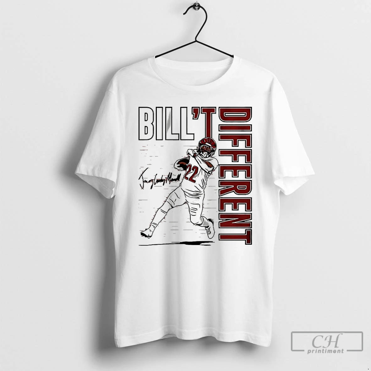 Premium Jacory Croskey Merritt Washington Commanders Football Billt Different Signature T Shirts Hoodie, Sweatshirt