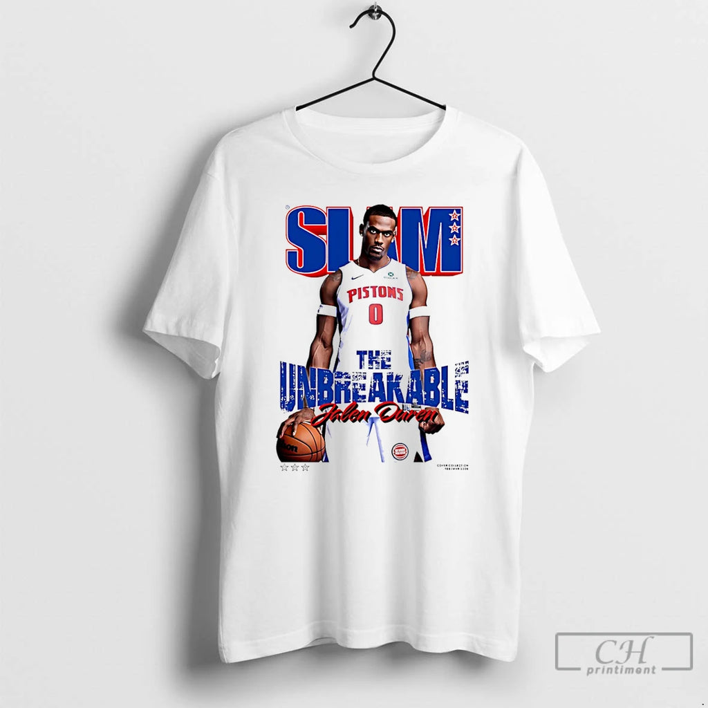 Premium Jalen Duren Detroit Pistons The Unbreakable Slam Cover T-Shirts, Hoodie, Sweatshirt | InkRitualCo.com