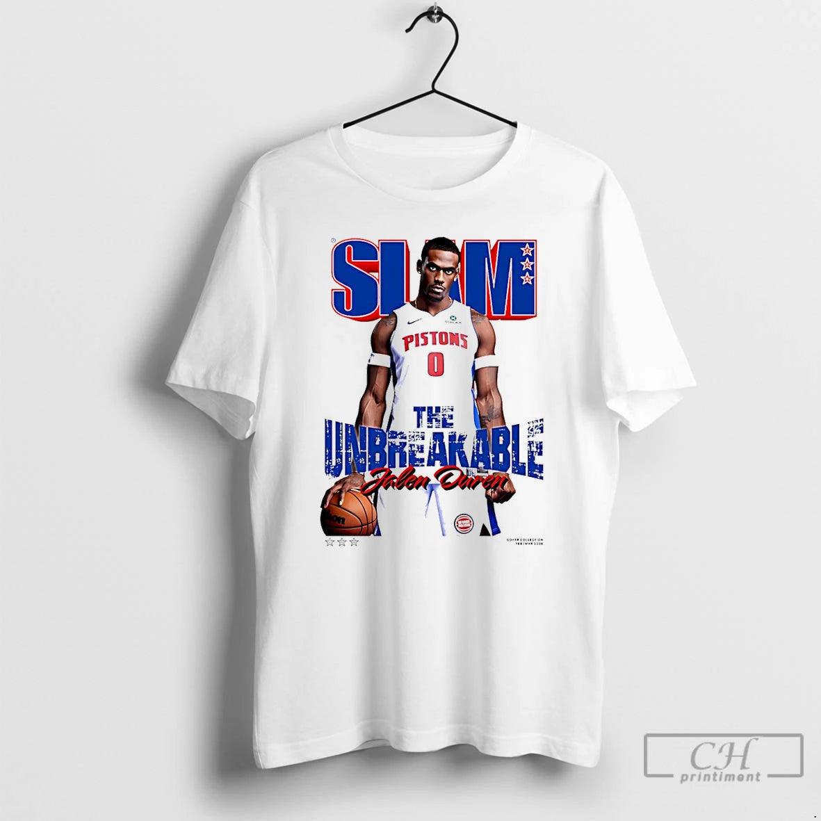 Premium Jalen Duren Detroit Pistons The Unbreakable Slam Cover T-Shirts, Hoodie, Sweatshirt | InkRitualCo.com