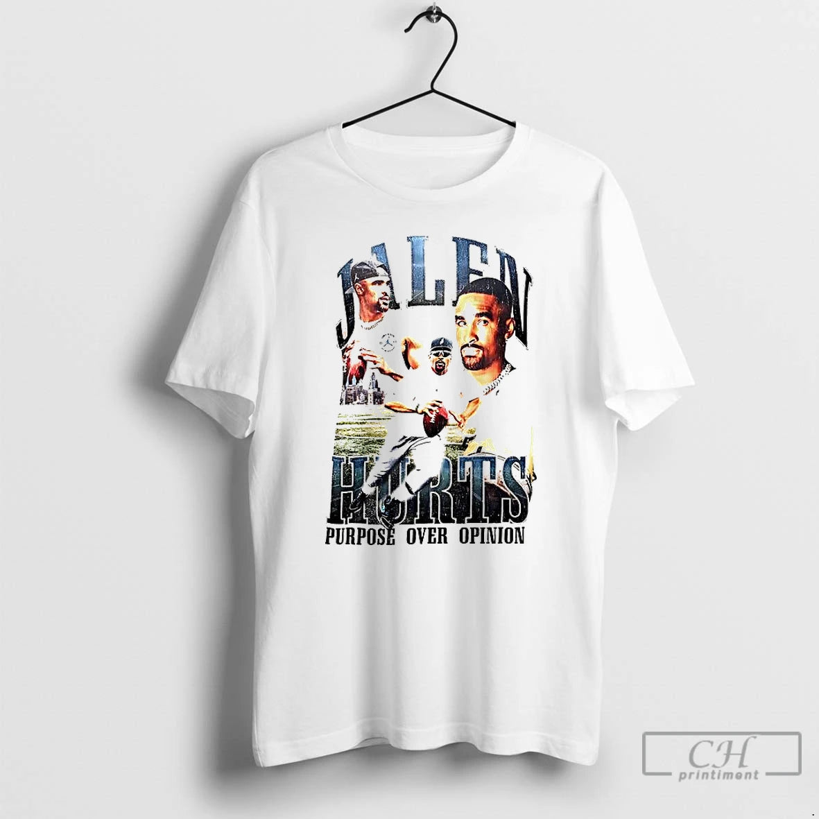 Premium Jalen Hurts Purpose Over Opinion Graphic T-Shirts, Hoodie, Sweatshirt | InkRitualCo.com