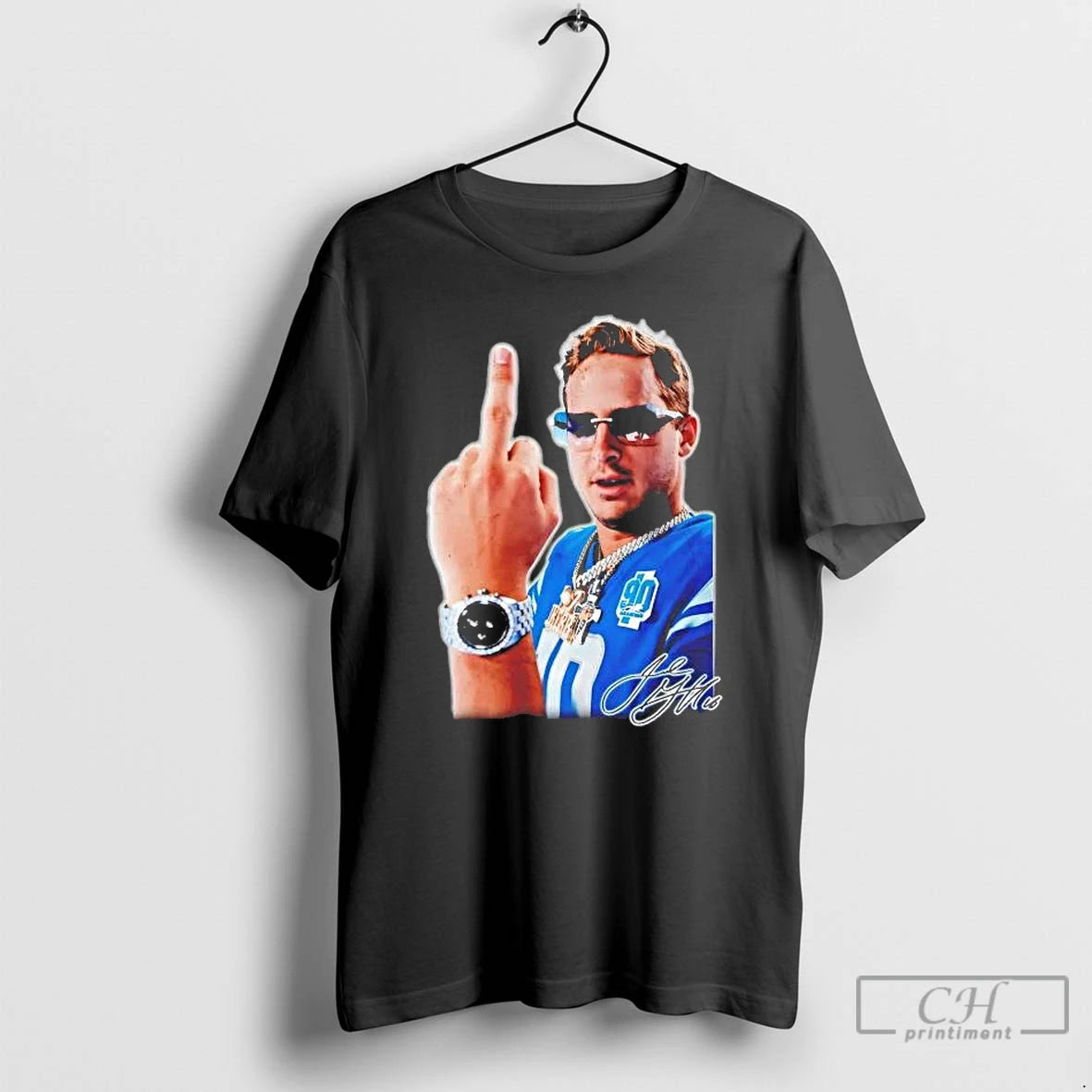 Premium Jared Goff Middle Finger Signature Detroit Lions T-Shirts, Hoodie, Sweatshirt | InkRitualCo.com