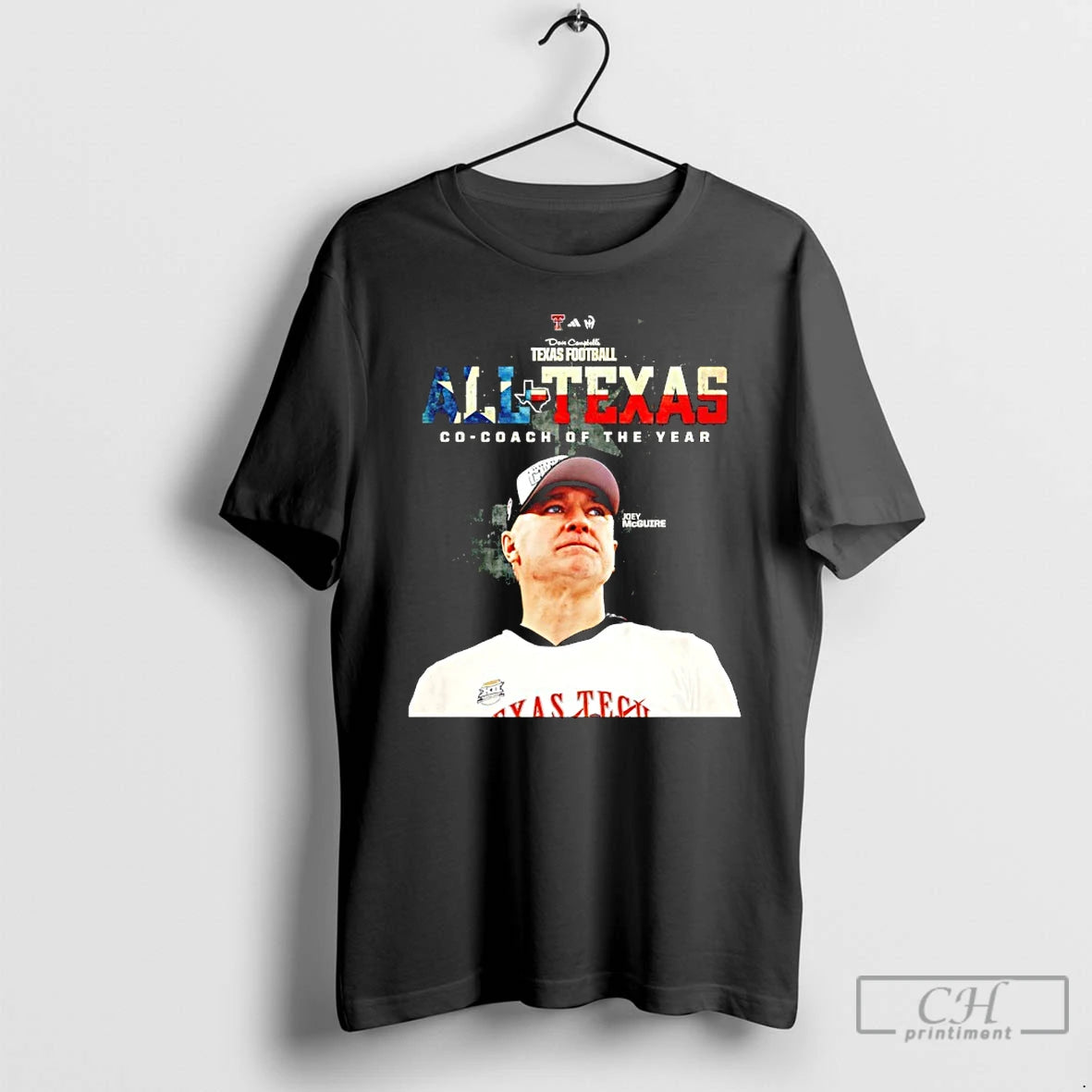 Premium Joey Mcguire Texas Tech Football All Texas Co Coach Of The Year T Shirts Hoodie, Sweatshirt | InkRitualCo.com