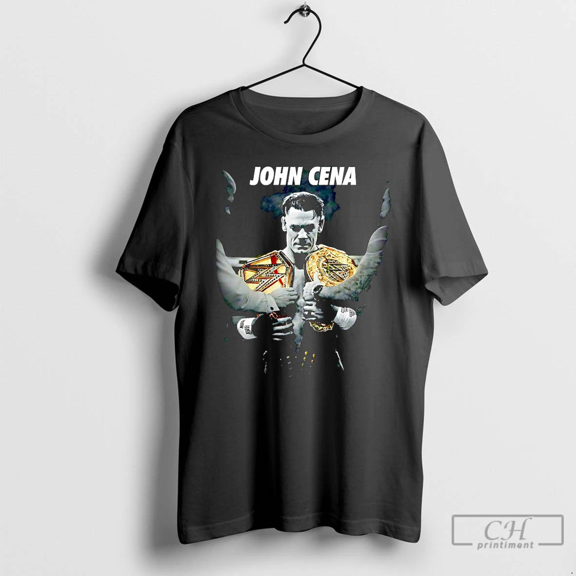 Premium John Cena Two Cup Champions Graphic Christmas T-Shirts, Hoodie, Sweatshirt | InkRitualCo.com