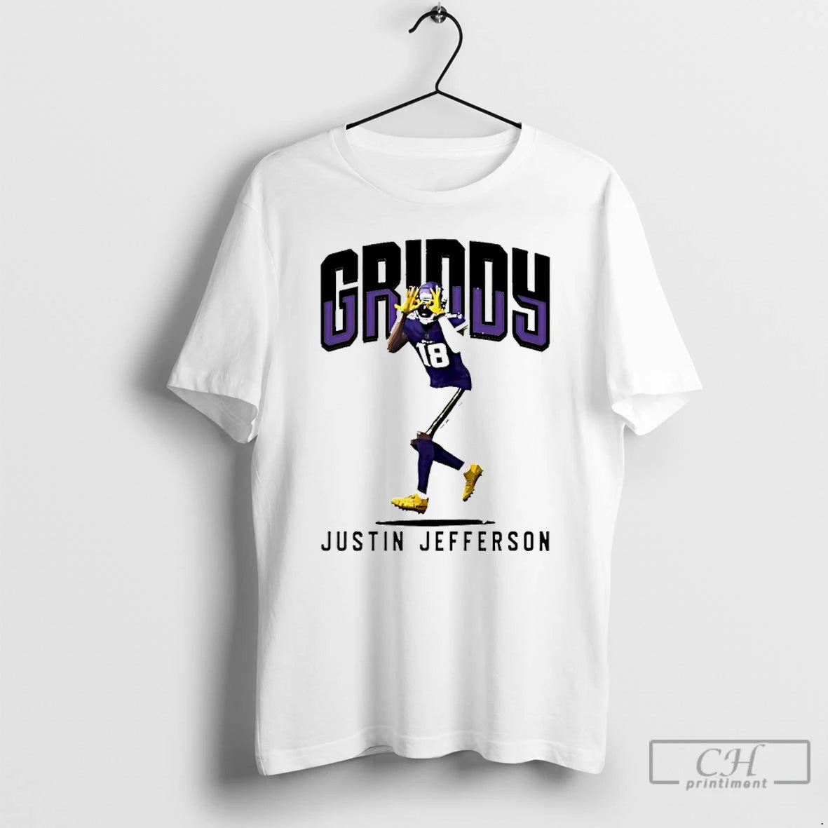 Premium Justin Jefferson Griddy Signature Graphic T-Shirts, Hoodie, Sweatshirt | InkRitualCo.com