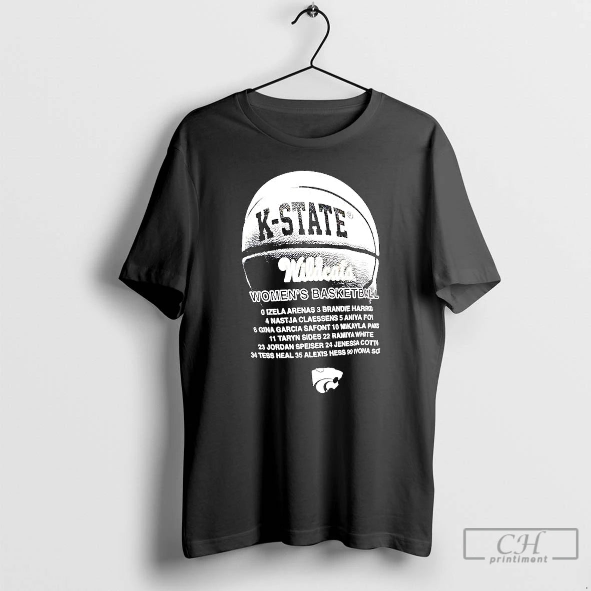 Premium K State Wildcats Womens Basketball Players Listed Name T-Shirts, Hoodie, Sweatshirt | InkRitualCo.com