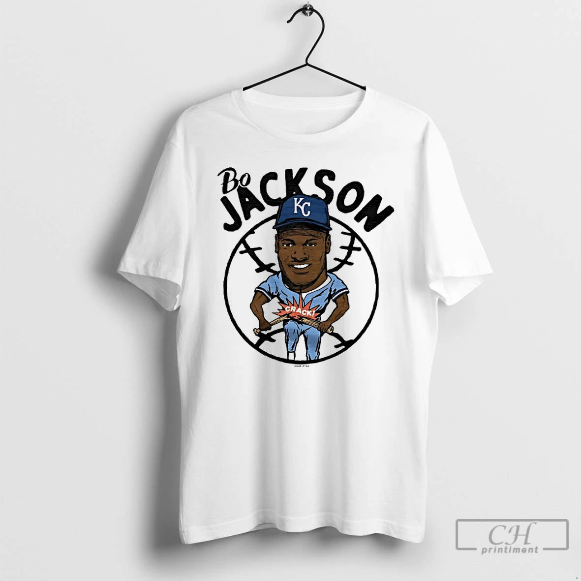 Premium Kc Royals Bo Jackson Crack T-Shirts, Hoodie, Sweatshirt | InkRitualCo.com