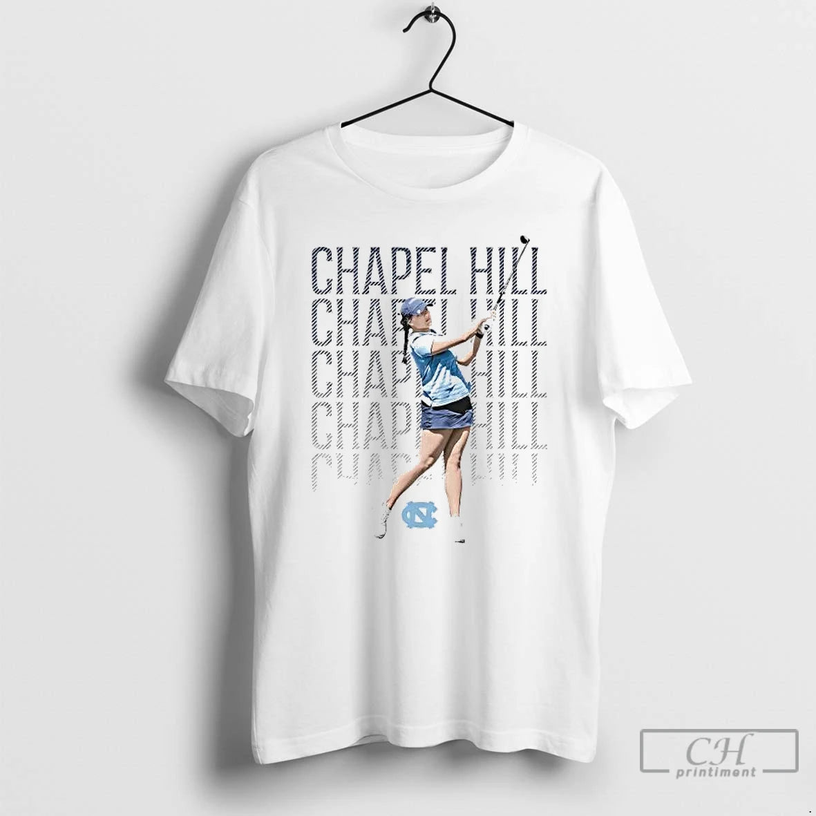 Premium Katie Vu Batting Illustrated Chapel Hill T-Shirts, Hoodie, Sweatshirt | InkRitualCo.com