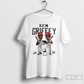 Premium Ken Griffey Father And Son Cincinnati Reds Player Caricature T-Shirts, Hoodie, Sweatshirt | InkRitualCo.com