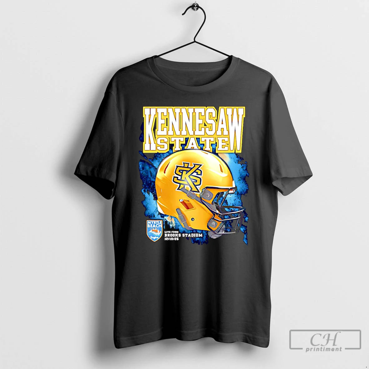 Premium Kennesaw State Owls Ksu Myrtle Beach Bowl 2025 Helmet Christmas T-Shirts, Hoodie, Sweatshirt | InkRitualCo.com