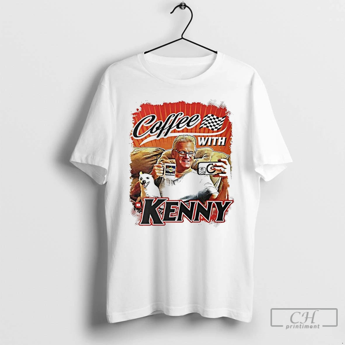 Premium Kenny Wallace Coffee With Kenny Graphic T-Shirts, Hoodie, Sweatshirt | InkRitualCo.com
