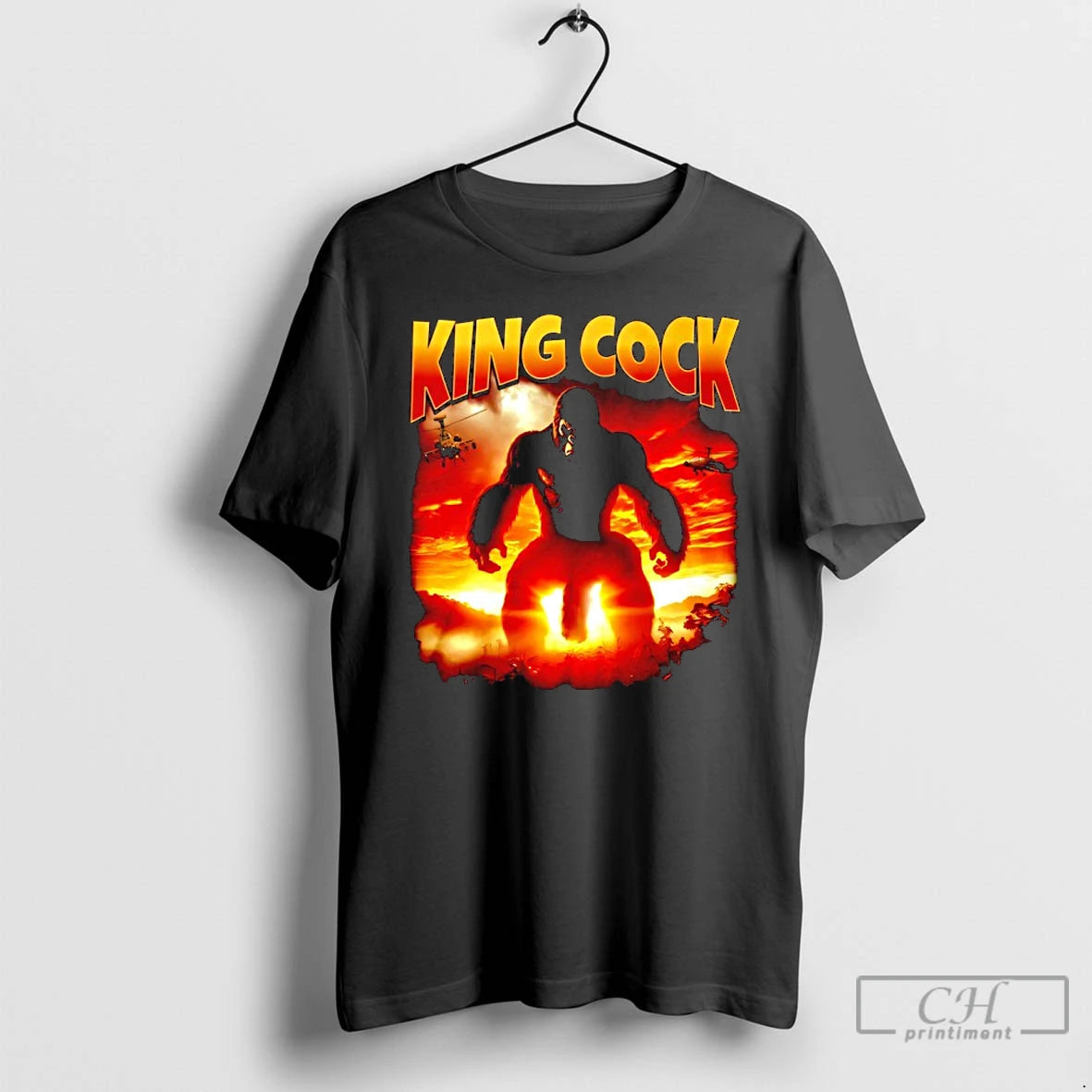 Premium King Cock Godzilla Monsters T-Shirts, Hoodie, Sweatshirt | InkRitualCo.com