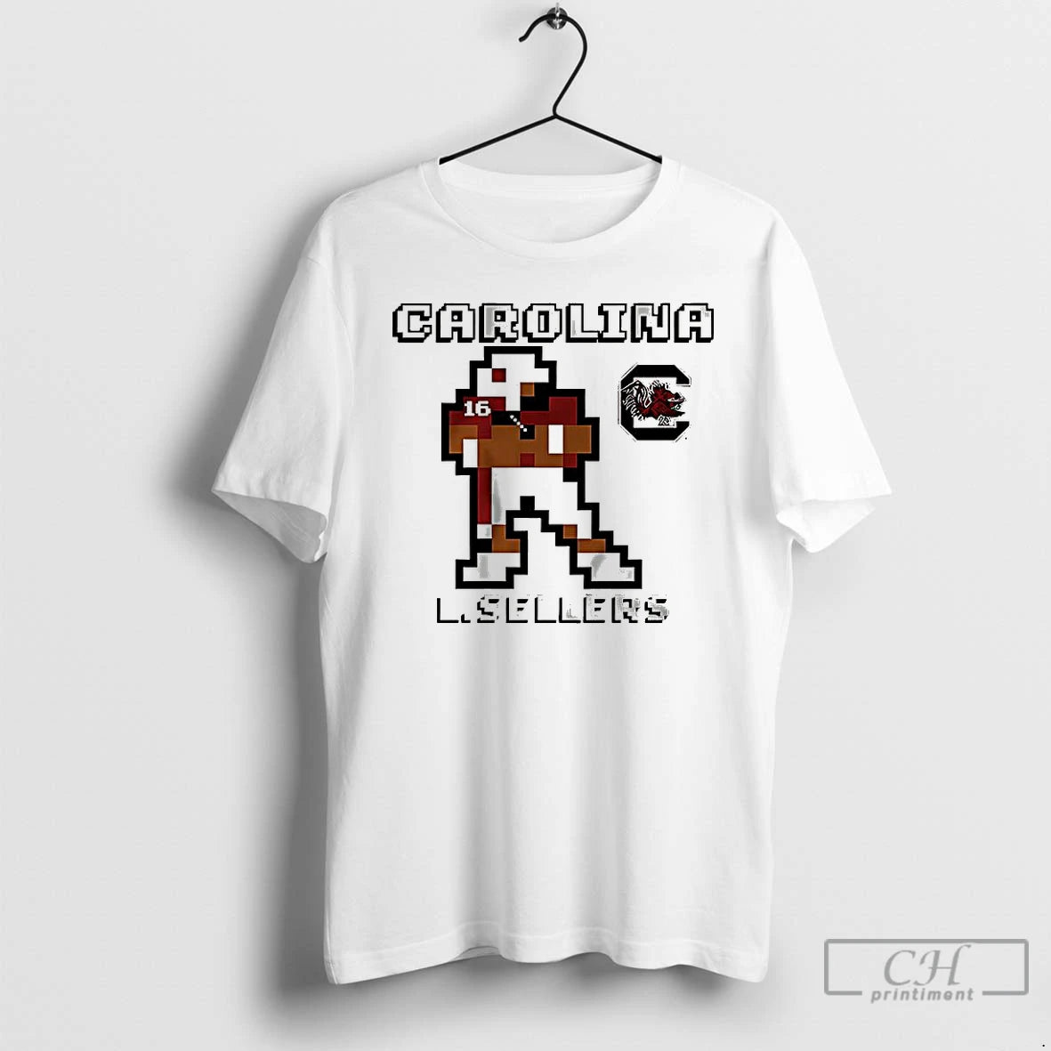 Premium Lanorris Sellers South Carolina Football Retro Baller 8 Bit Style T Shirts Hoodie, Sweatshirt | InkRitualCo.com
