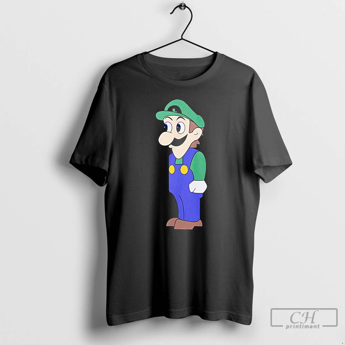 Premium Look At Front Of For Boobs Luigi T-Shirts, Hoodie, Sweatshirt | InkRitualCo.com