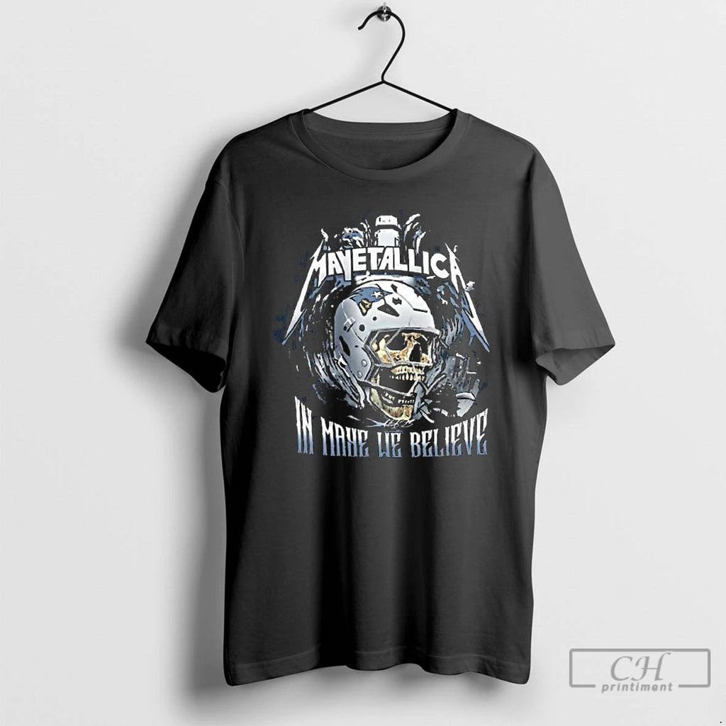 Premium Los Angeles Chargers X Metallica Mayetallica In Maye We Believe T-Shirts, Hoodie, Sweatshirt | InkRitualCo.com