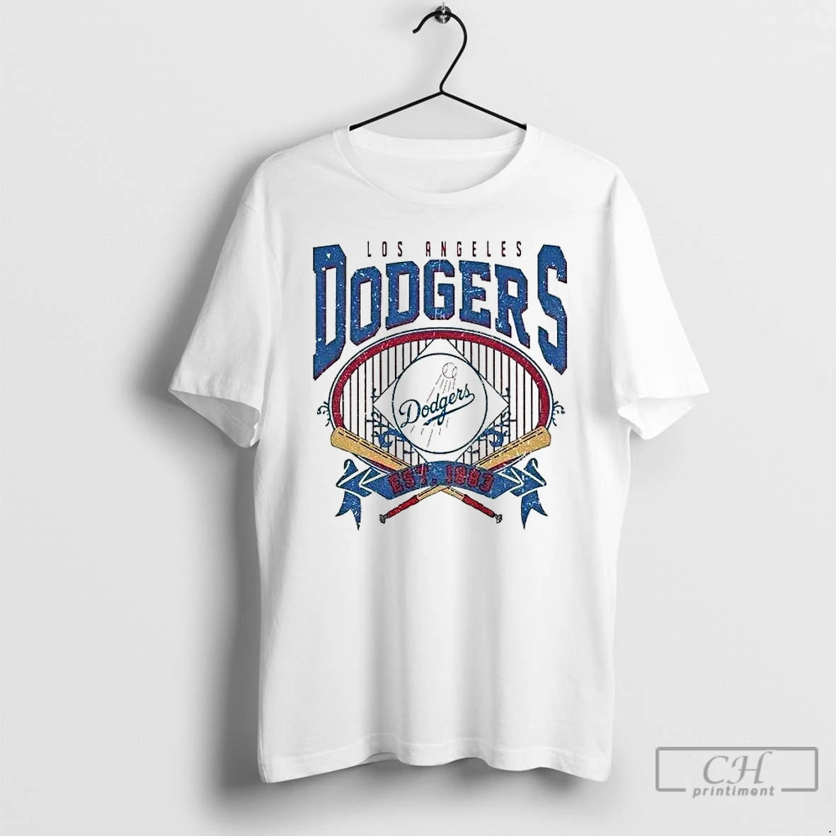 Premium Los Angeles Dodgers Baseball Mlb Est 1883 Logo Vintage T Shirts Hoodie, Sweatshirt | InkRitualCo.com