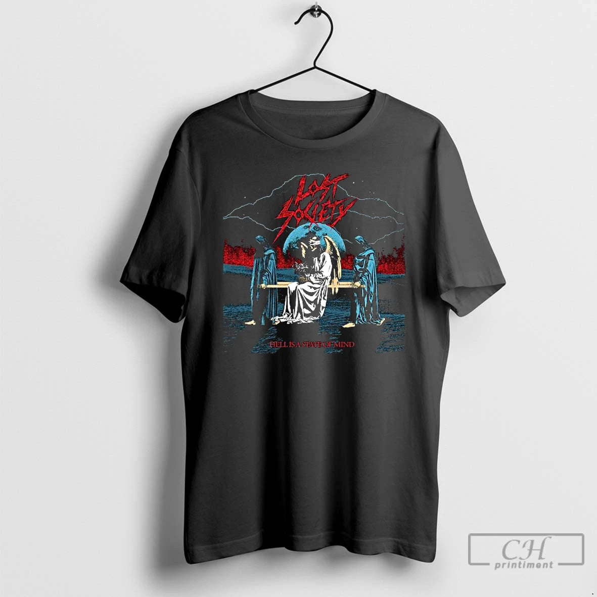Premium Lost Society Hell Is A State Of Mind 6th March 2026 T Shirts Sweater Hoodie, Sweatshirt | InkRitualCo.com