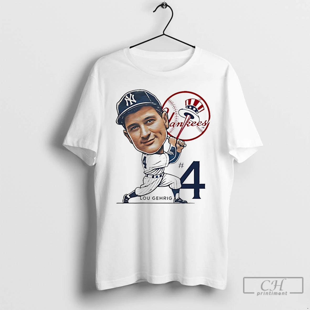 Premium Lou Gehrig New York Yankees Legend Caricature T-Shirts, Hoodie, Sweatshirt | InkRitualCo.com