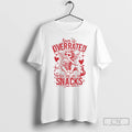 Premium Love Is Overrated Pass The Snacks Valentines Day T-Shirts, Hoodie, Sweatshirt | InkRitualCo.com