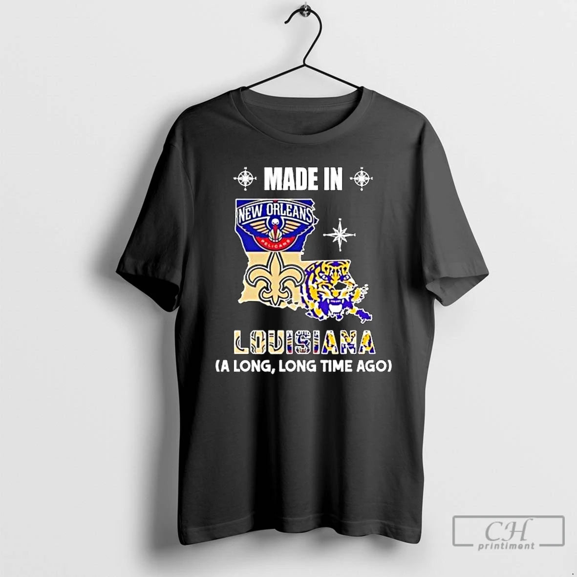 Premium Made In Louisiana A Long Long Time Ago State Logo Map 2026 T Shirts Hoodie, Sweatshirt | InkRitualCo.com