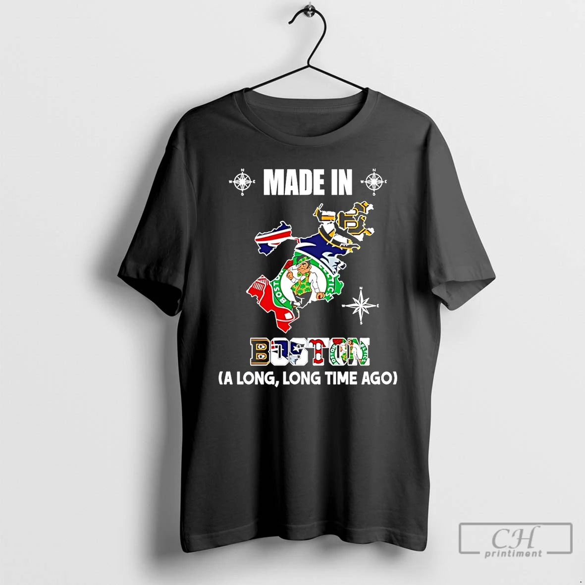 Premium Made In Boston A Long Long Time Ago State T-Shirts, Hoodie, Sweatshirt | InkRitualCo.com