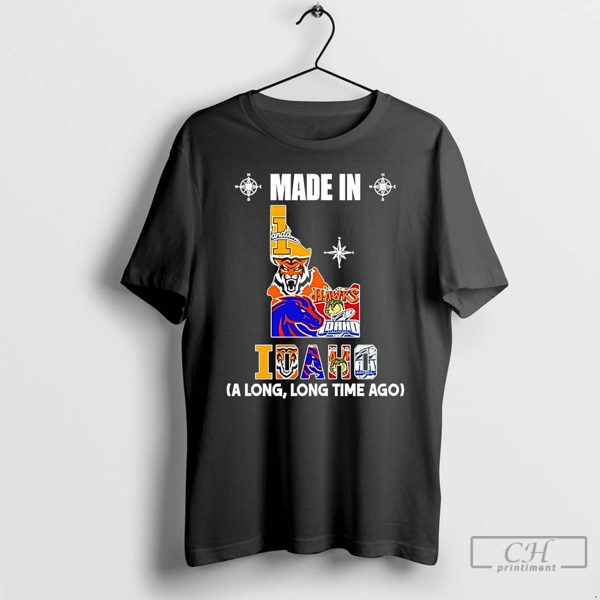 Premium Made In Idaho A Long Long Time Ago State T-Shirts, Hoodie, Sweatshirt | InkRitualCo.com