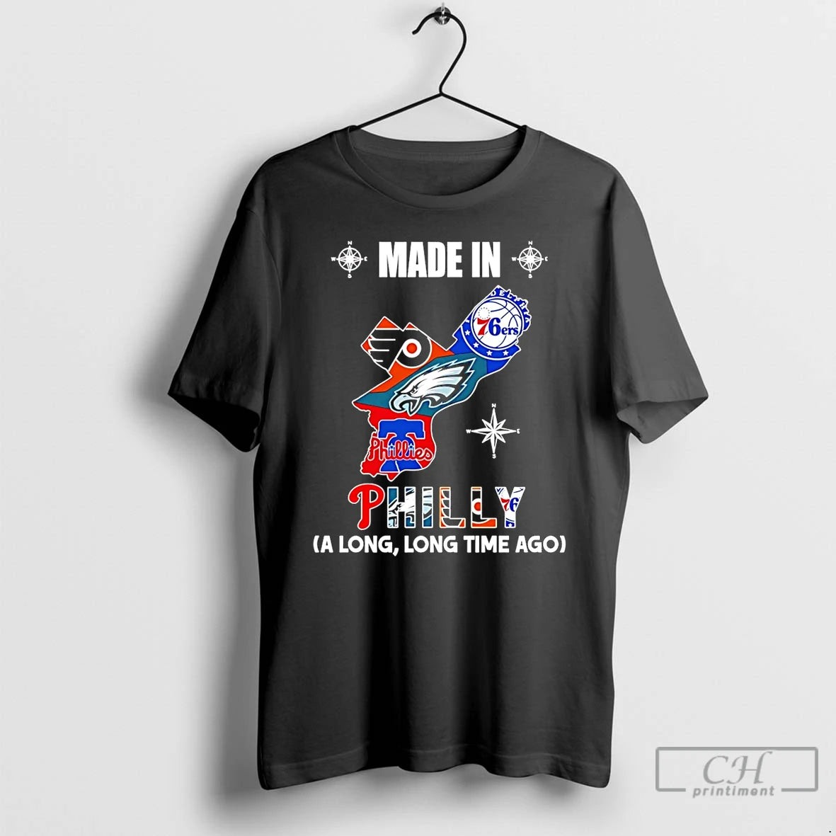 Premium Made In Philadelphia A Long Long Time Ago State T-Shirts, Hoodie, Sweatshirt | InkRitualCo.com