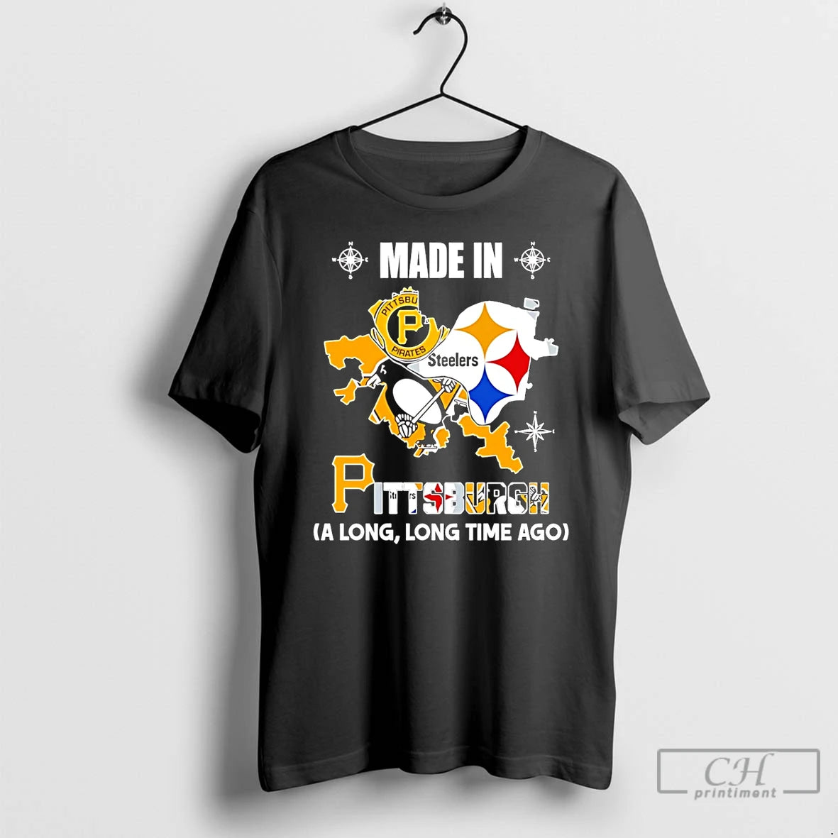 Premium Made In Pittsburgh A Long Long Time Ago State T-Shirts, Hoodie, Sweatshirt | InkRitualCo.com