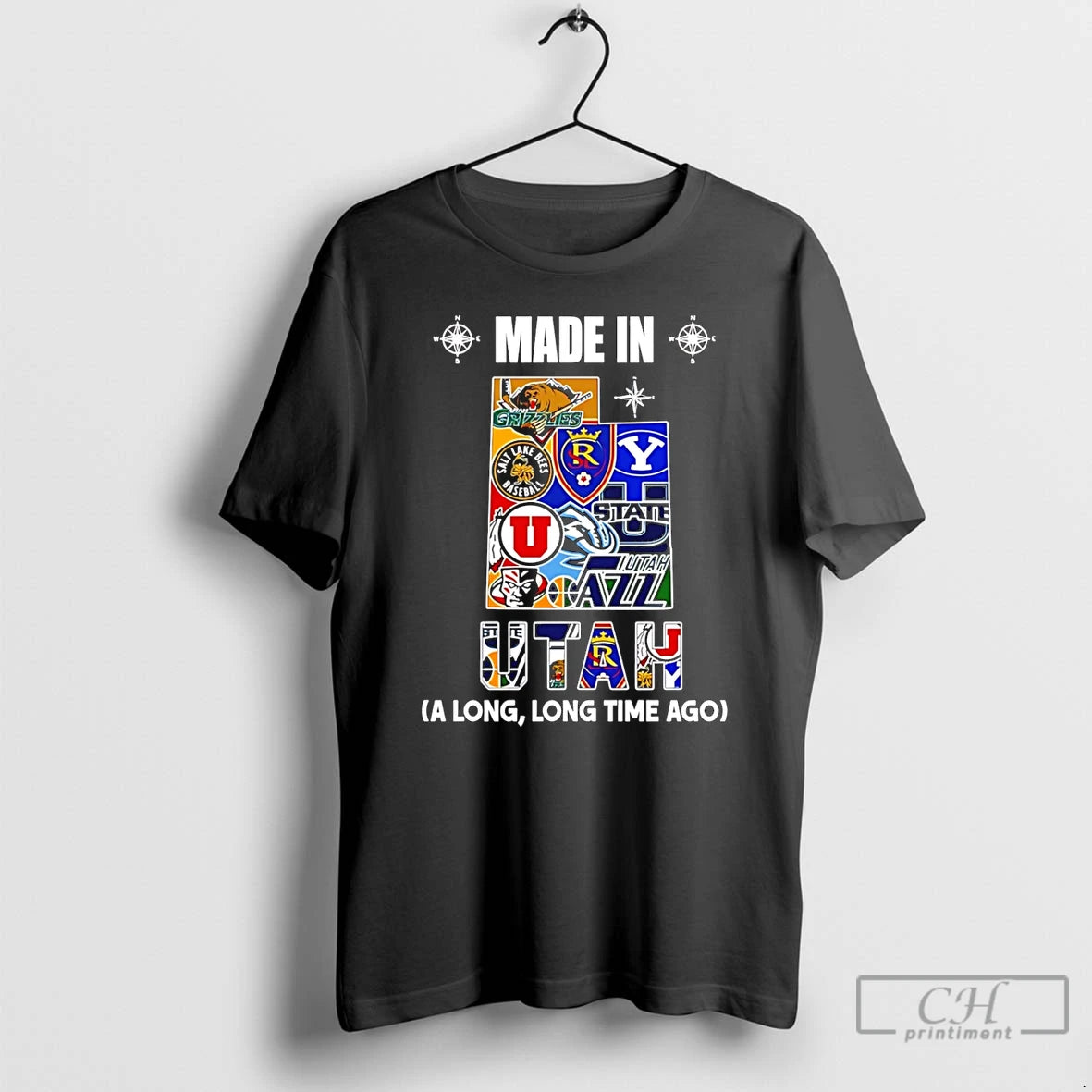Premium Made In Utah A Long Long Time Ago State T-Shirts, Hoodie, Sweatshirt | InkRitualCo.com