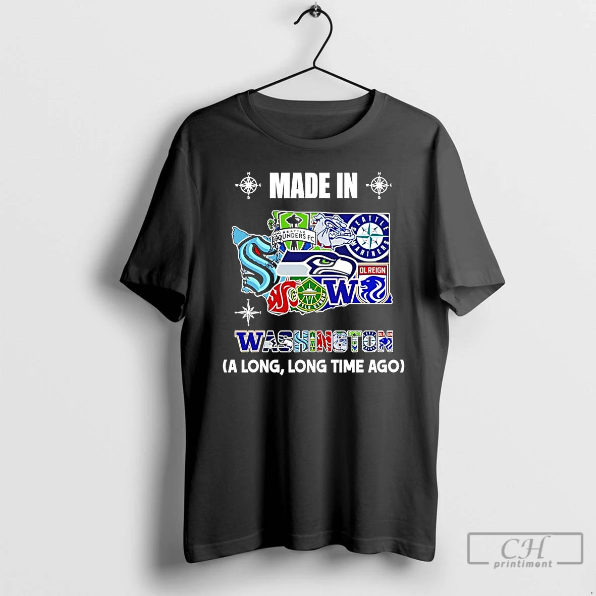 Premium Made In Washington A Long Long Time Ago State T-Shirts, Hoodie, Sweatshirt | InkRitualCo.com