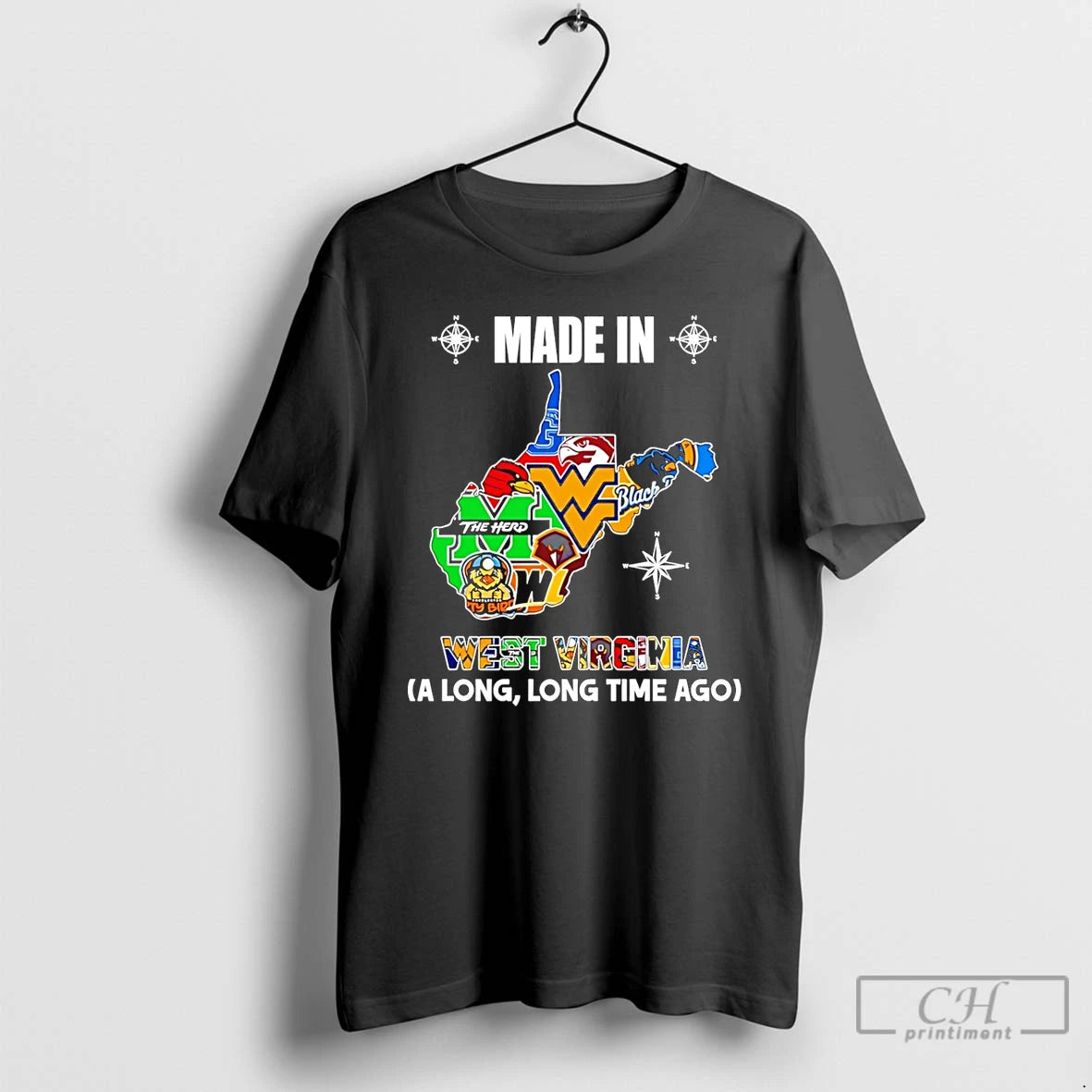 Premium Made In West Virginia A Long Long Time Ago State T-Shirts, Hoodie, Sweatshirt | InkRitualCo.com