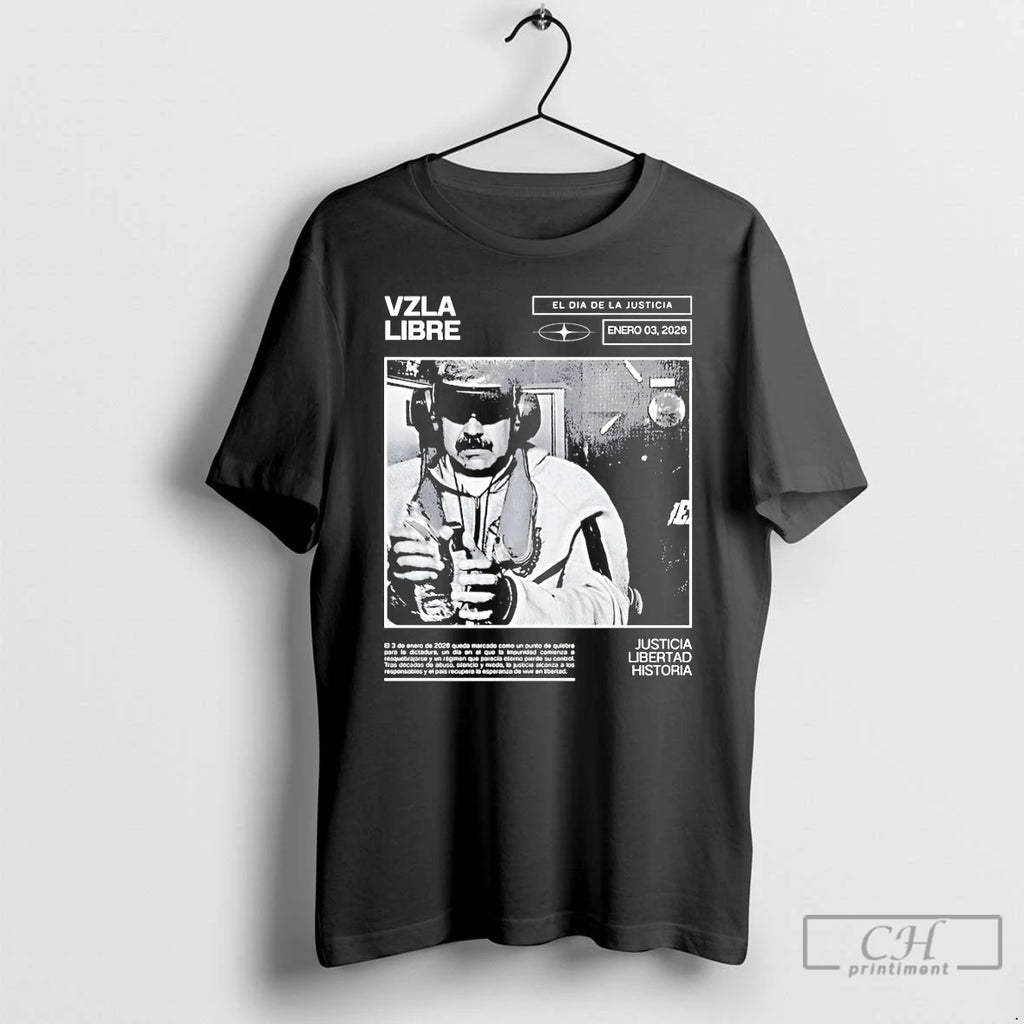 Premium Maduro Venezuela Libre Justicia Libertad Historia 2026 T-Shirts, Hoodie, Sweatshirt | InkRitualCo.com