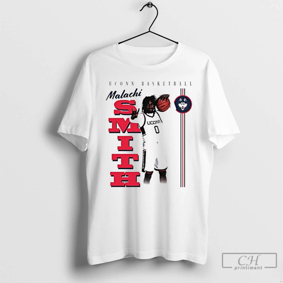 Premium Malachi Smith Illustrated Uconn Basketball T-Shirts, Hoodie, Sweatshirt | InkRitualCo.com