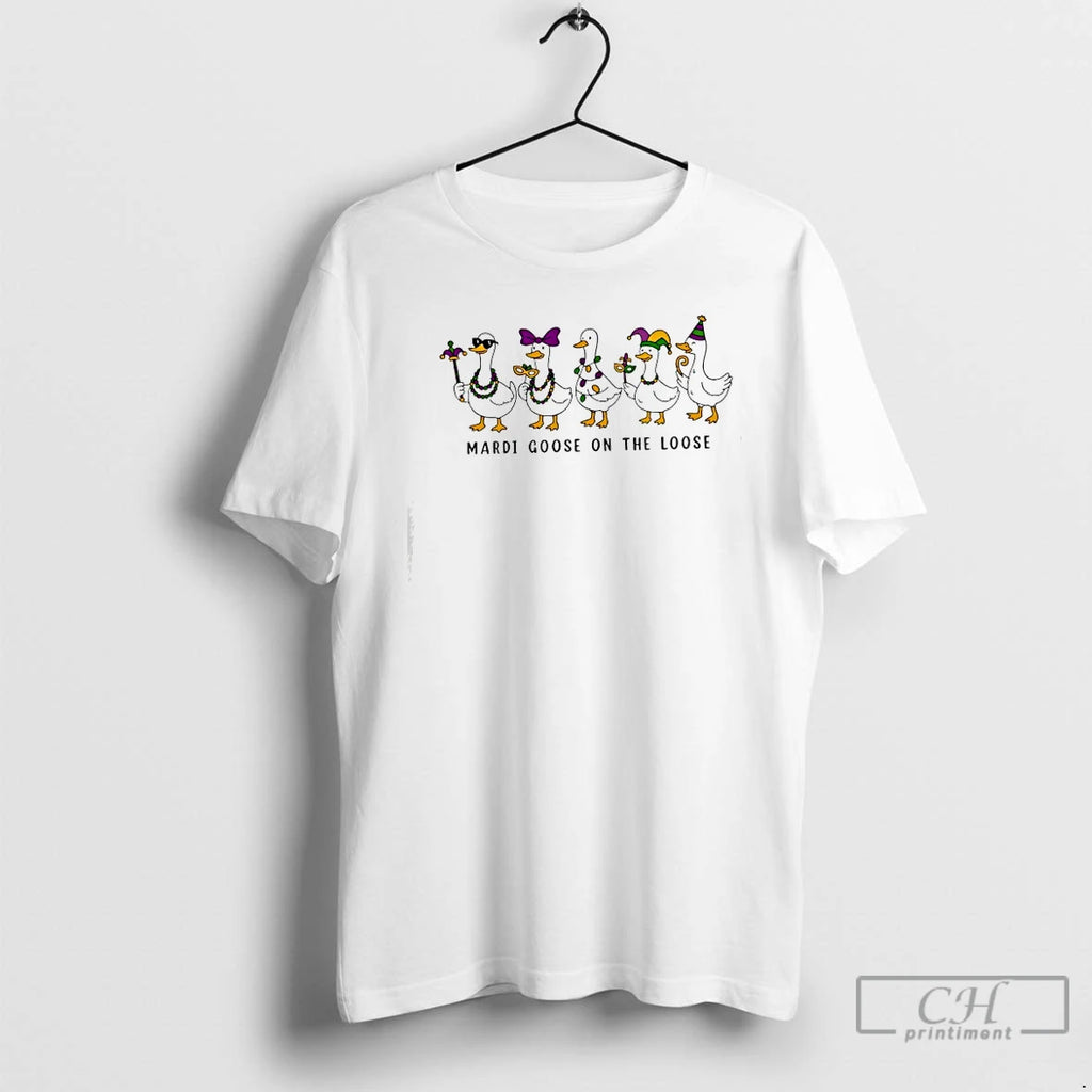 Premium Mardi Gras Silly Goose On The Loose T-Shirts, Hoodie, Sweatshirt | InkRitualCo.com
