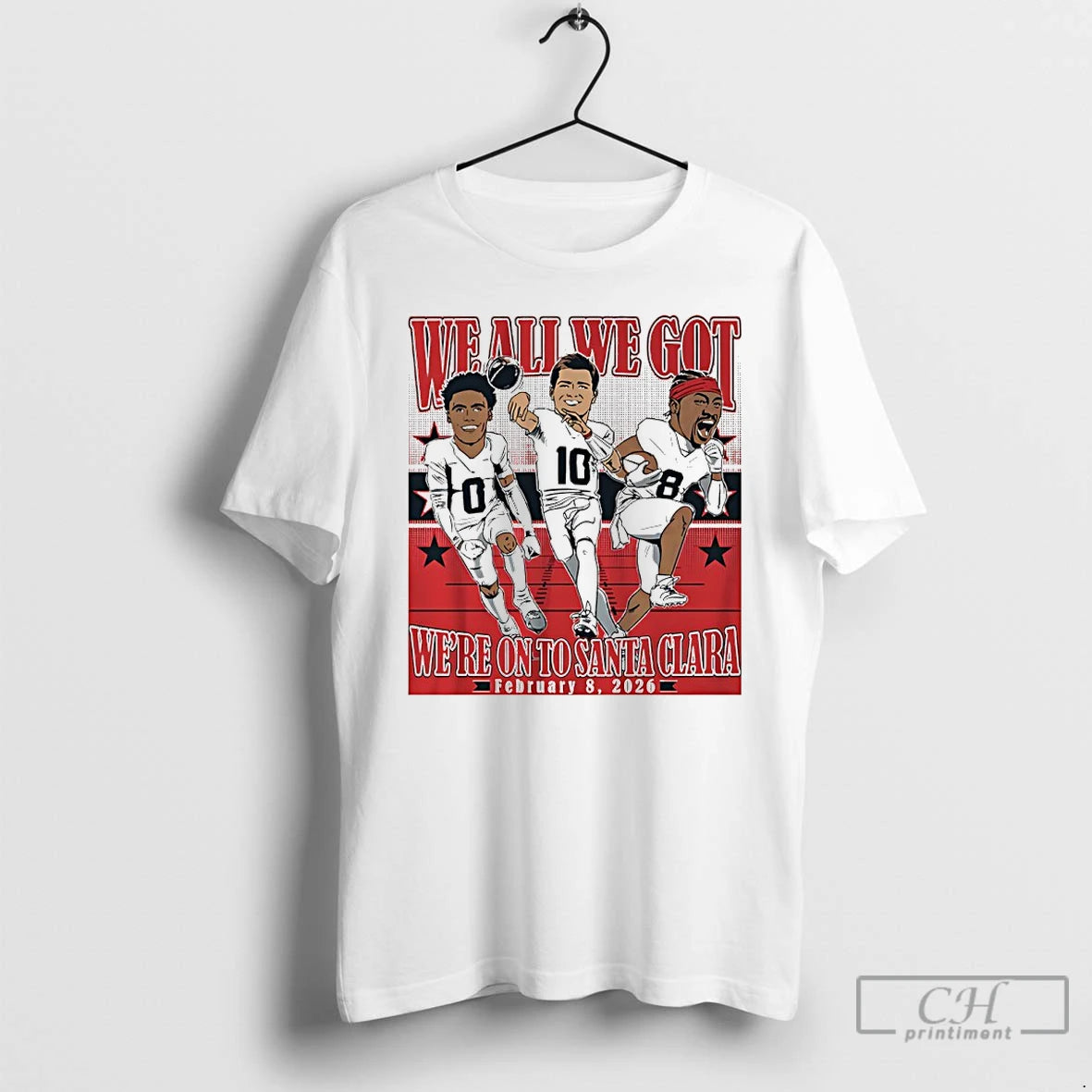 Premium Maye Diggs And Gonzalez We All We Got Were On To Santa Clara Patriots T-Shirts, Hoodie, Sweatshirt | InkRitualCo.com