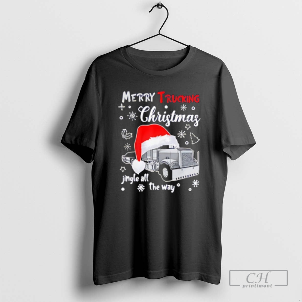 Premium Merry Trucking Christmas Jingle All The Way Shirt Sweater Hoodie, Sweatshirt | InkRitualCo.com