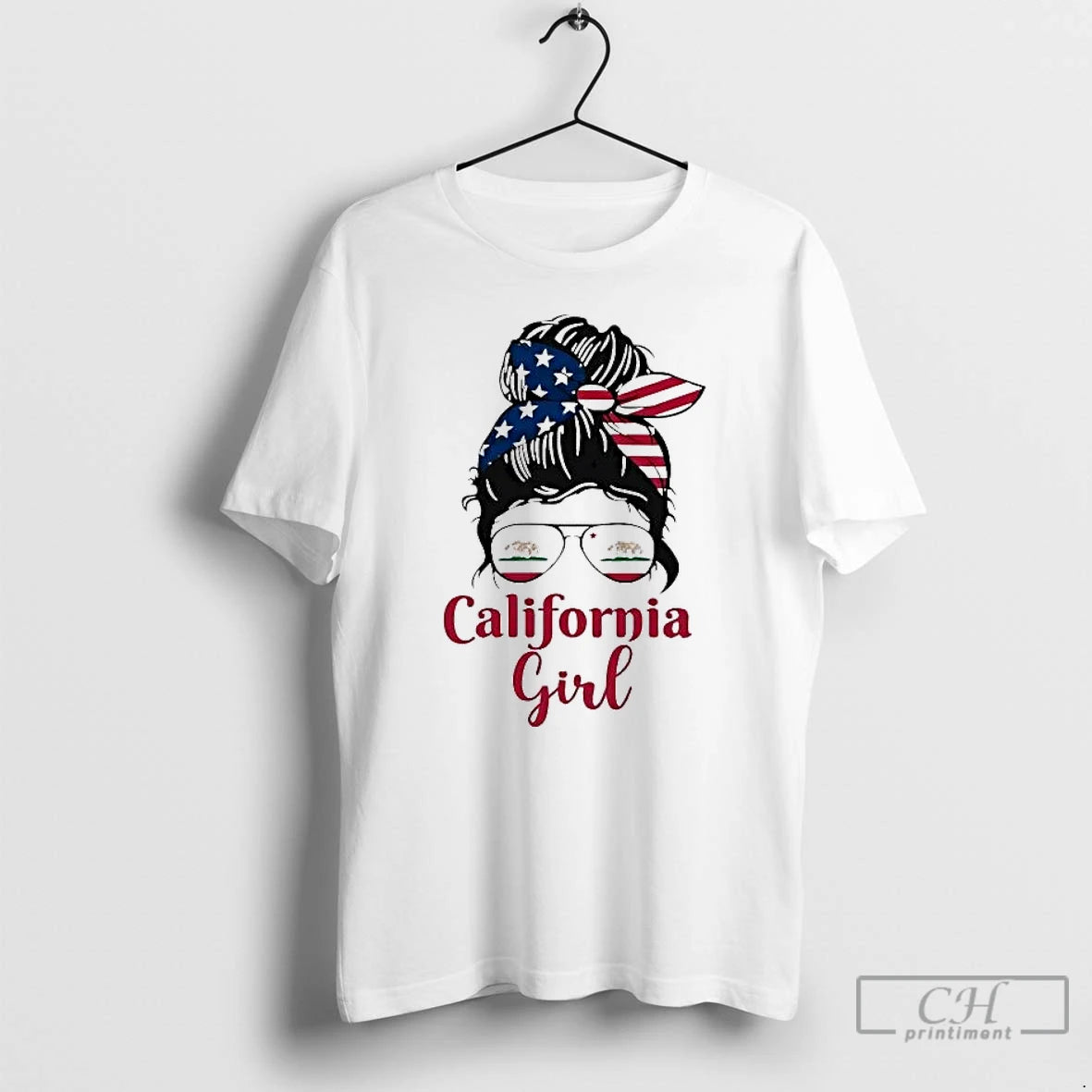 Premium Messy Bun California Girl 2026 T-Shirts, Hoodie, Sweatshirt | InkRitualCo.com