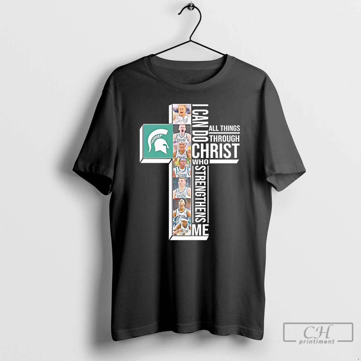 Premium Michigan State Spartans I Can Do All Things Through Christ Who Strengthen Me Players T-Shirts, Hoodie, Sweatshirt
