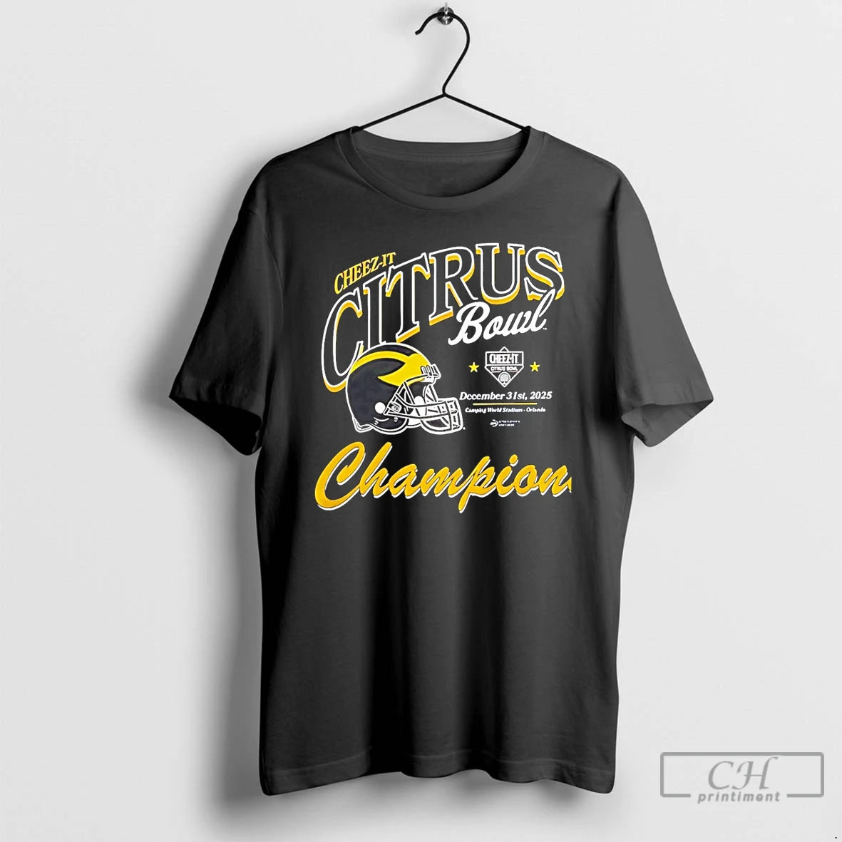 Premium Michigan Wolverines Cheez It Citrus Bowl Champions 2025 Helmet T-Shirts, Hoodie, Sweatshirt | InkRitualCo.com
