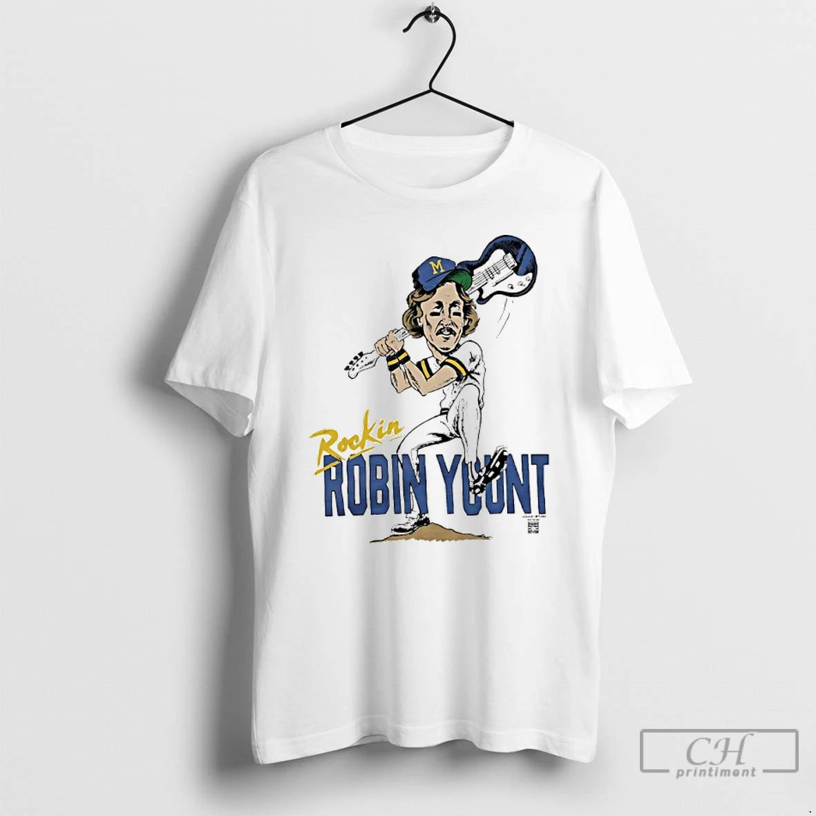 Premium Milwaukee Brewers Rockin Robin Yount Player Caricature T-Shirts, Hoodie, Sweatshirt | InkRitualCo.com