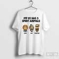 Premium Minion My Ex Has 3 Spirit Animals Lion Ass Cheetah T-Shirts, Hoodie, Sweatshirt | InkRitualCo.com