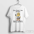 Premium Minion You Smell Like Drama And A Headache Please Get Away From Me T-Shirts, Hoodie, Sweatshirt | InkRitualCo.com