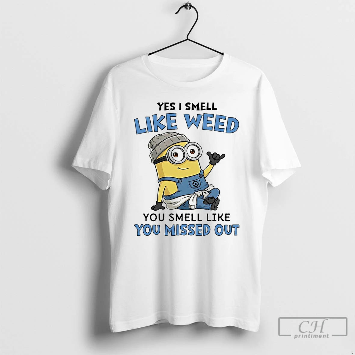 Premium Minions Yes I Smell Like Weed You Smell Like You Missed Out T Shirts Hoodie, Sweatshirt | InkRitualCo.com