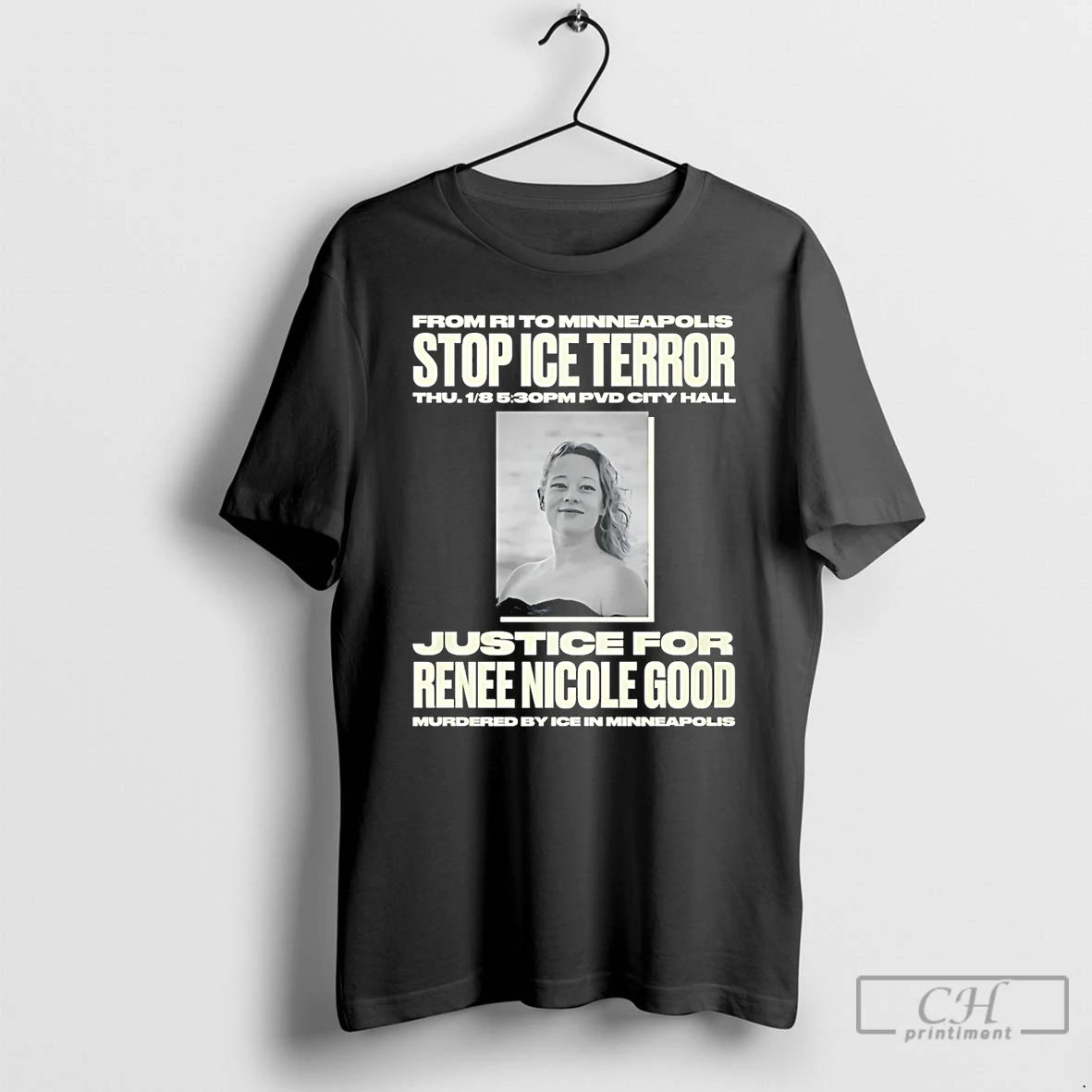 Premium Minneapolis Stop Terror Justice For Renee Nicole Good T-Shirts, Hoodie, Sweatshirt | InkRitualCo.com