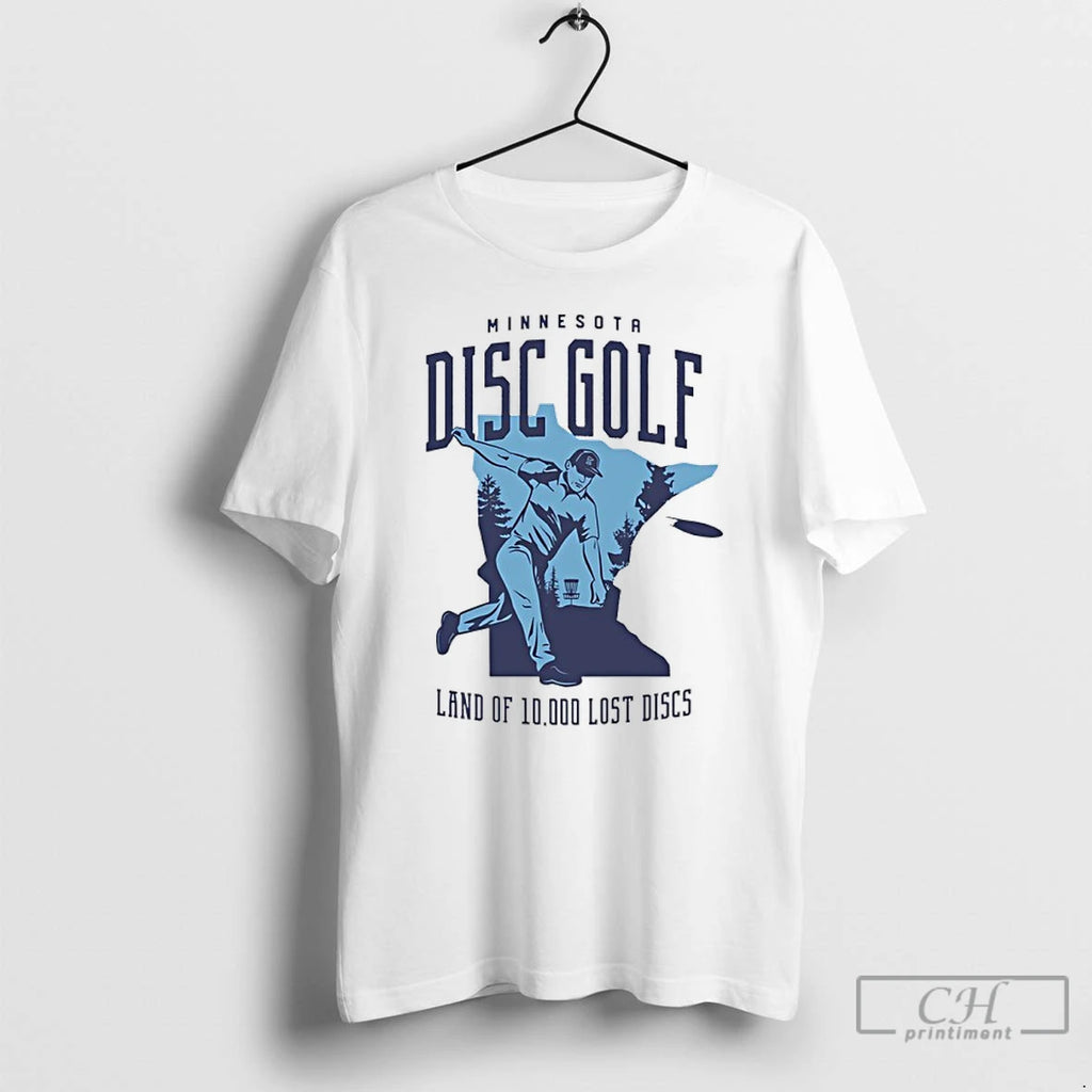 Premium Minnesota Disc Golf Land Of 10000 Lost Discs T-Shirts, Hoodie, Sweatshirt | InkRitualCo.com