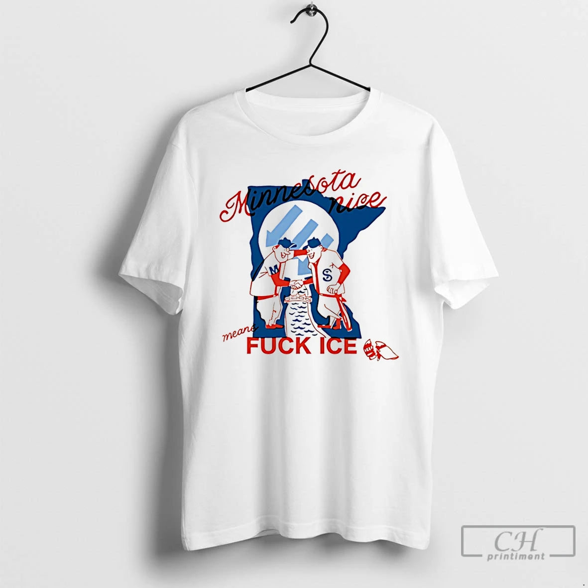Premium Minnesota Nice Means Fuck Ice T-Shirts, Hoodie, Sweatshirt | InkRitualCo.com