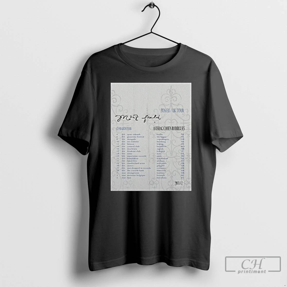 Premium Mint Field Eu Uk Tour 2026 T-Shirts, Hoodie, Sweatshirt | InkRitualCo.com